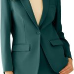 Women's Professional Suit 2 Piece Slim Fit Outfit Business Office Work Tuxedo Blazer Pants Suits