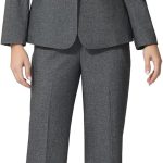 Women's Suits 2 Piece Blazer Pants Set Peak Lapel One Button Business Outfits for Work Professional