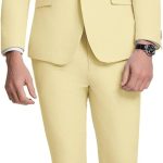Mens Suit Slim Fit 2 Piece Suits for Men Formal Suit Jacket Pants Business Casual Suits Wedding Prom Tuxedos