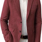 Mens Sport Coats Casual Blazer Two Button Lightweight Business Suit Jacket